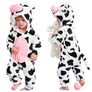 Family Pajama Plush Onesie One Piece Cow Animal Costume